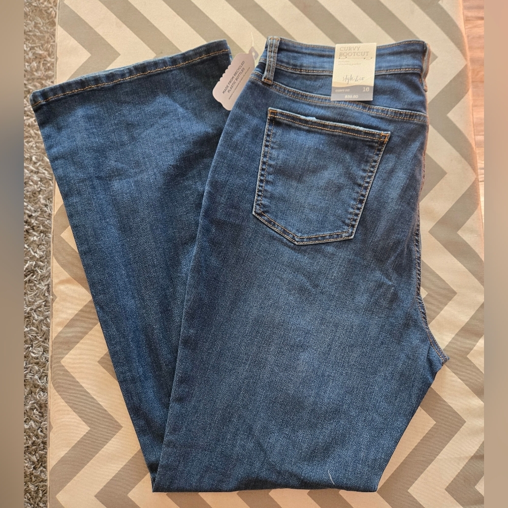 Style & Co. Men's Dark Blue Bootcut Jeans